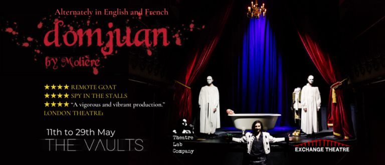 ★★★★ REMOTE GOAT ★★★★ SPY IN THE STALLS ★★★★ A vigorous and vibrant production. LONDON THEATRE1 768x329