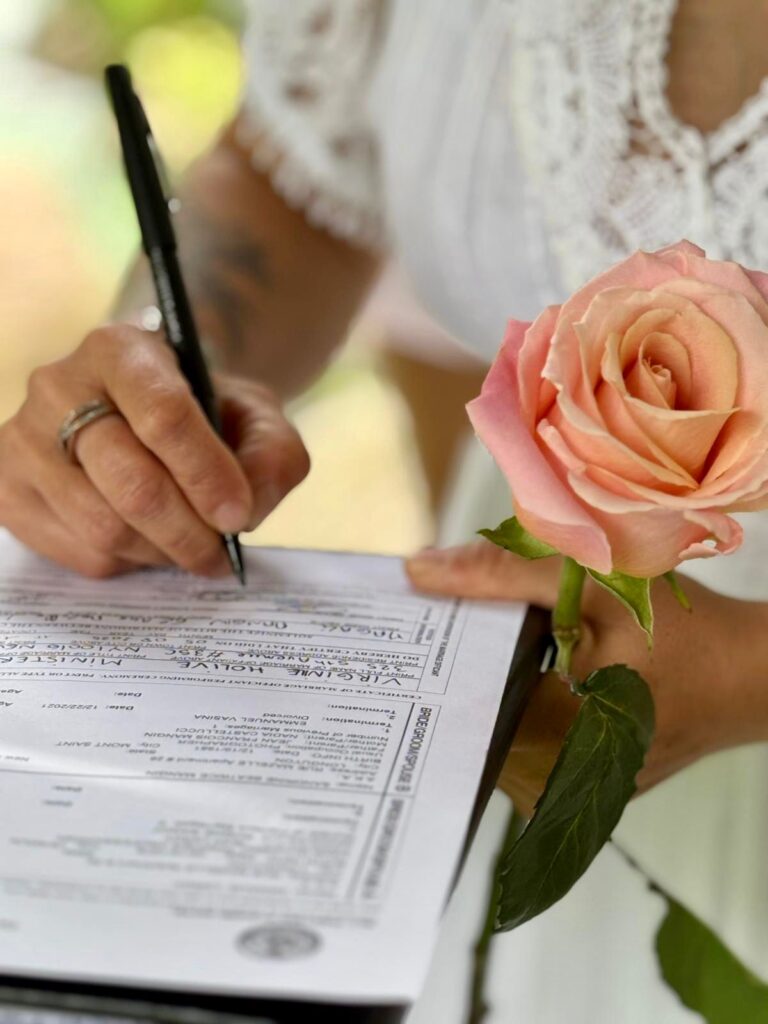 Signature de ma Marriage License 768x1024